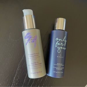 Monat Thermal Protect Styling Shield & Smoothing Shampoo Set